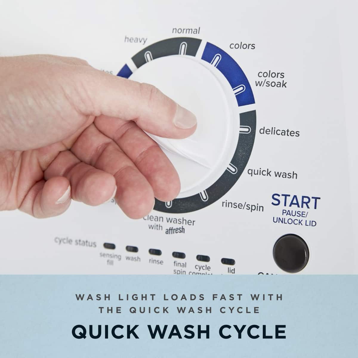 Amana - 3.8 Cu. Ft. High Efficiency Top Load Washer with with High-Efficiency Agitator - White