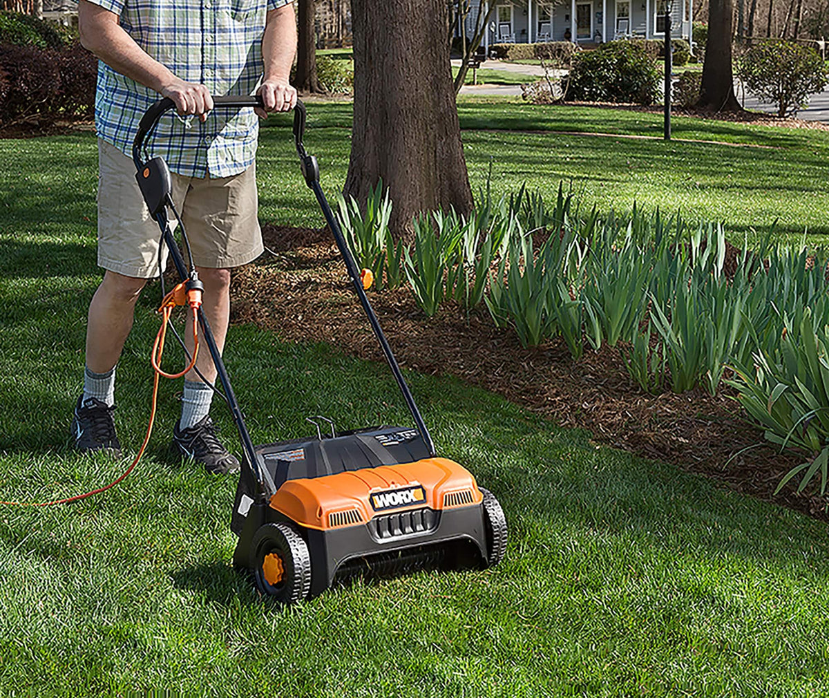 WORX - 12 AMP 14" Electric Dethatcher - Black