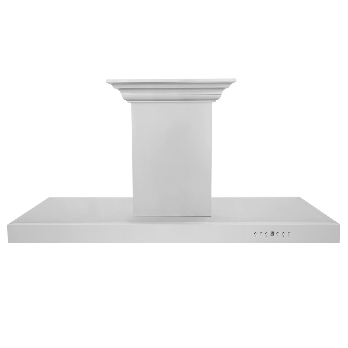 ZLINE - 48 inches - Externally Vented - Island Range Hood - Stainless Steel