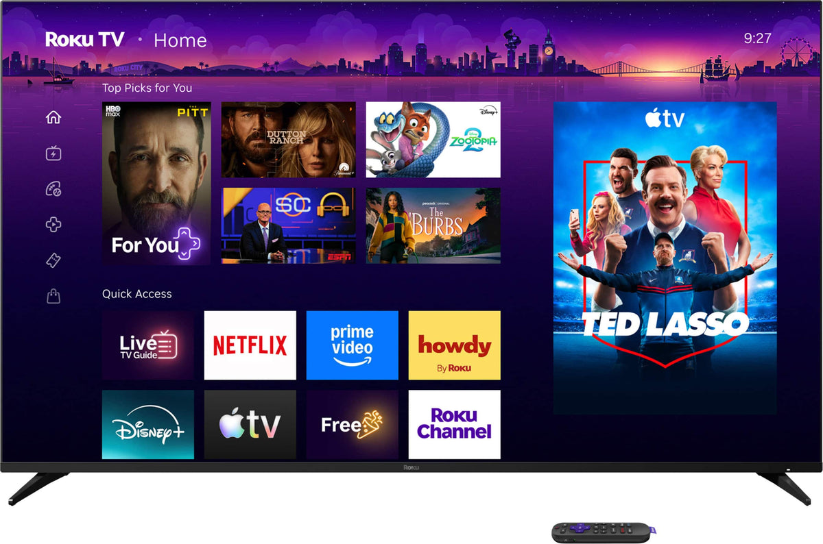 Roku - 75" Class Pro Series 4K QLED Mini-LED Smart RokuTV