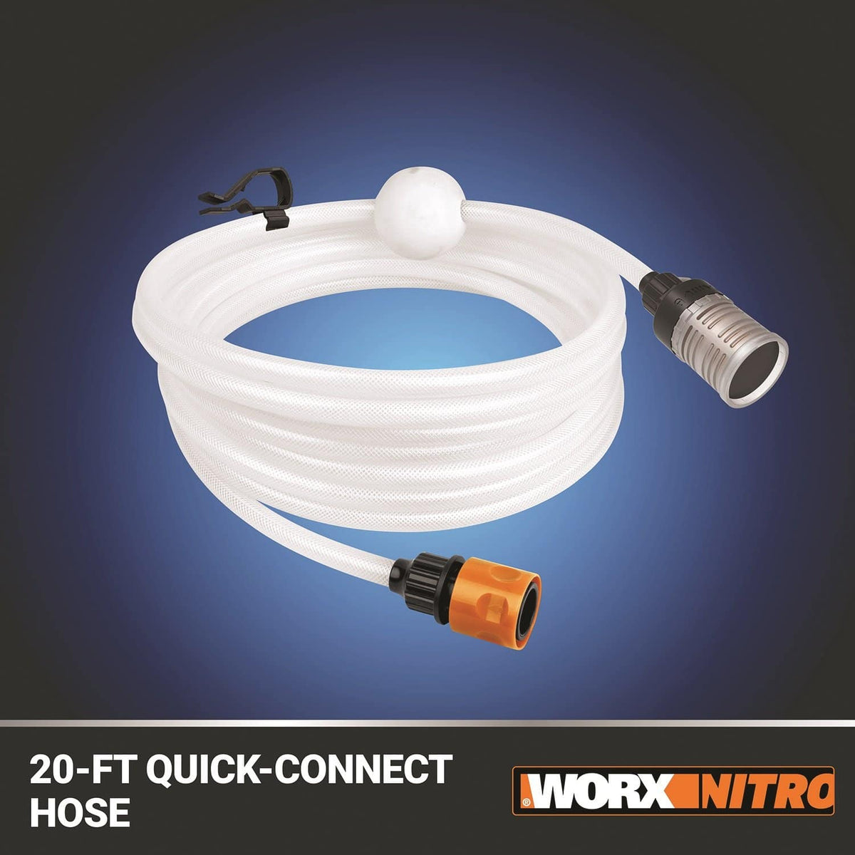 WORX - Nitro 20V Brushless Hydroshot up to 710 PSI at 1.0 GPM (1 x 4.0Ah Battery and 1 x Charger Included) - Black