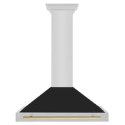 ZLINE Autograph Edition - 35 inches - Externally Vented - Wall Range Hood - Matte Black