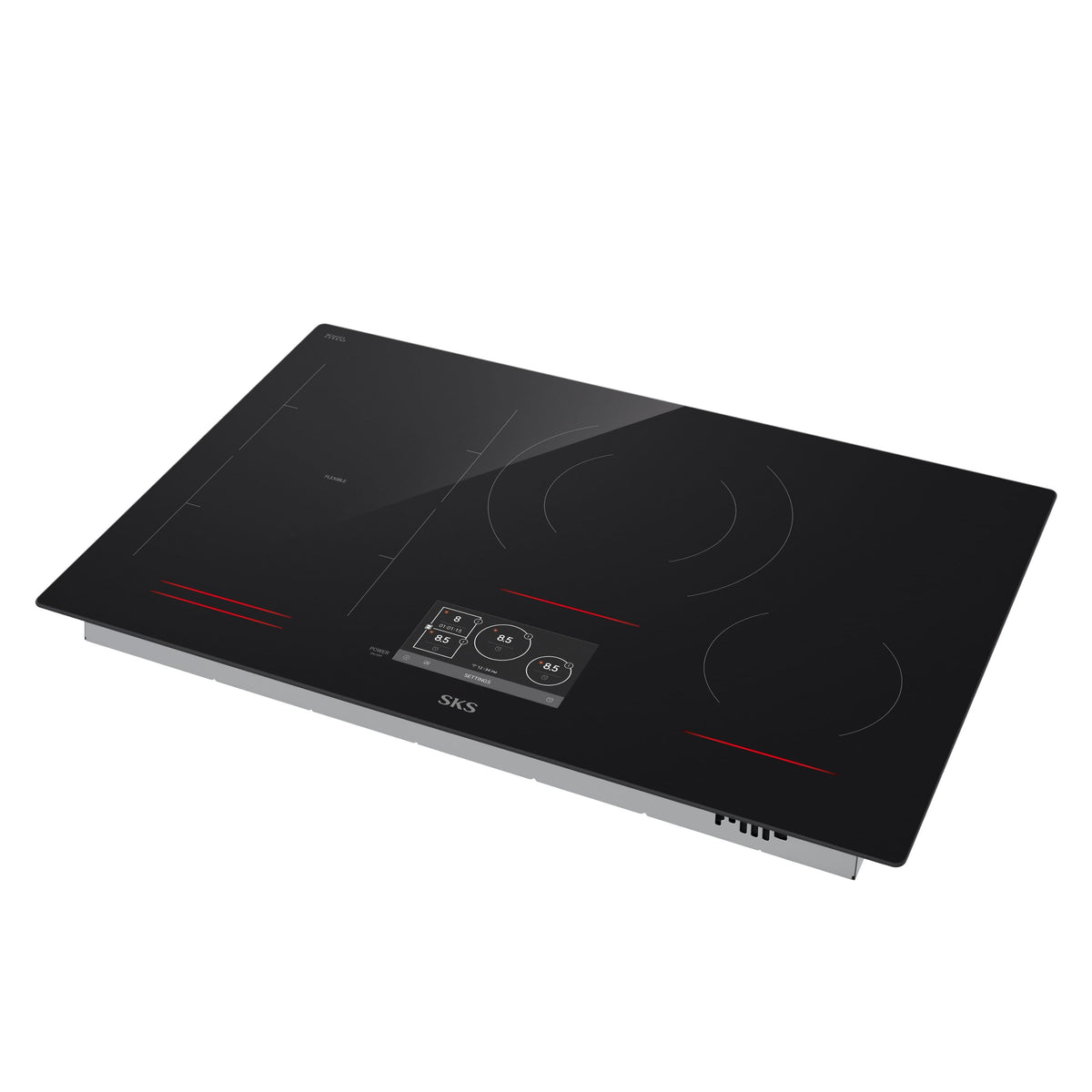 SKS - 30" Induction Cooktop with 4 Elements - Black