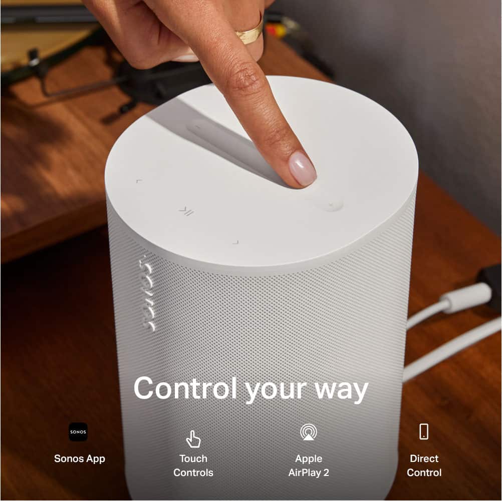 Sonos - Era 100 SL WiFi and Bluetooth Wireless Speaker (Each) - White