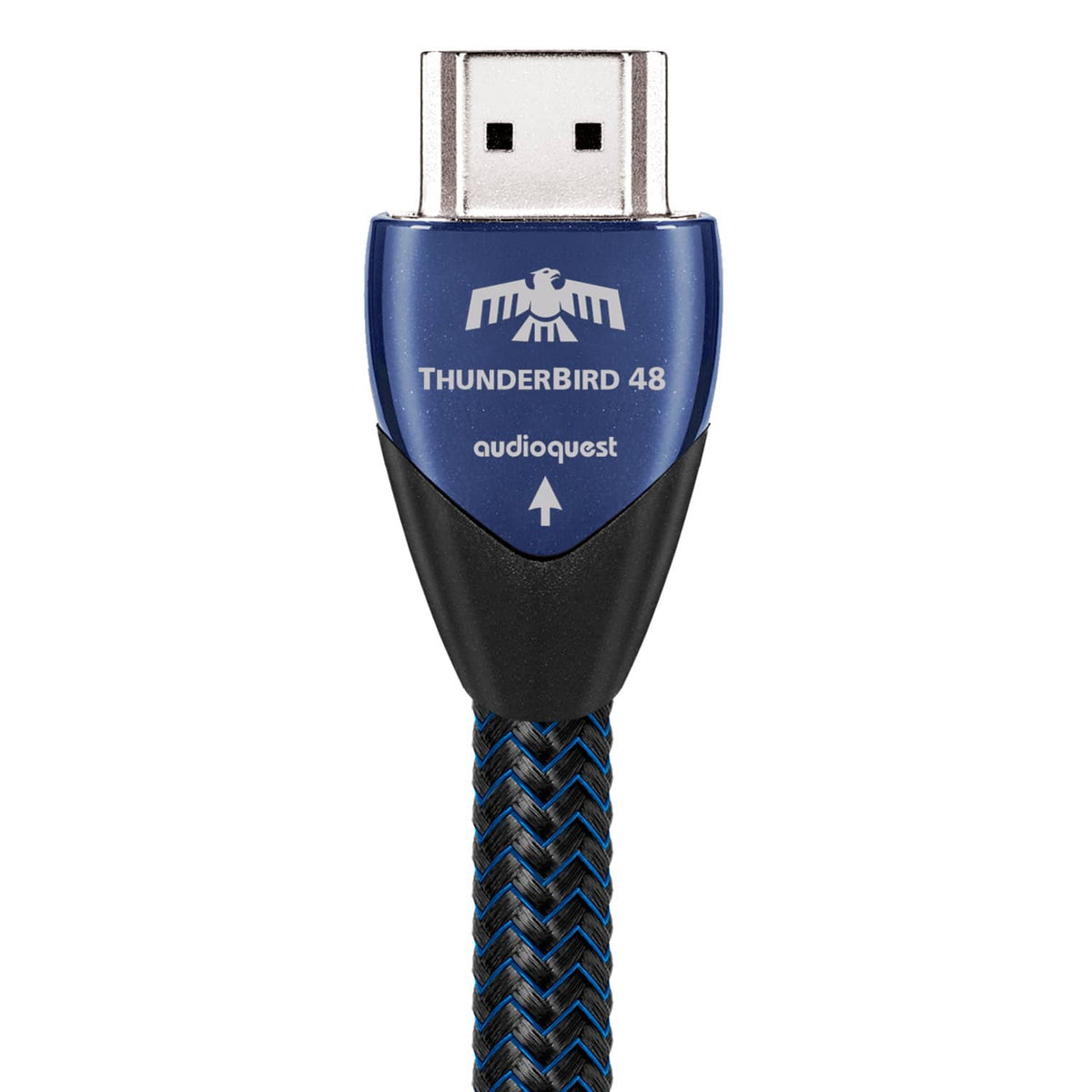 AudioQuest - ThunderBird 48 5' 4K-8K-10K 48Gbps HDMI Cable - Blue on Black
