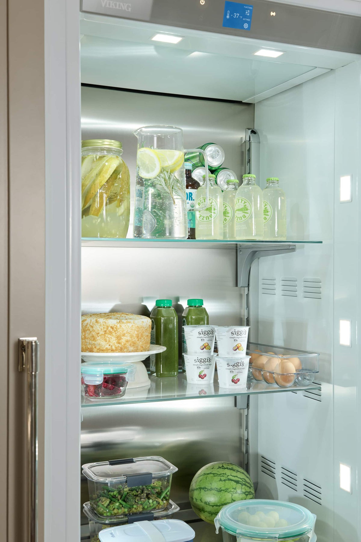 Viking - 30 in. Wide 30"W VEIL Integrated Counter-Depth All Refrigerator-Custom Panel _LH - Custom Panel Ready