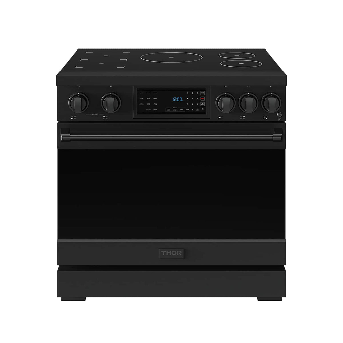 Gordon Ramsay Series by Thor Kitchen 6.0 Cu. Ft Freestanding Induction Range - Matte Black
