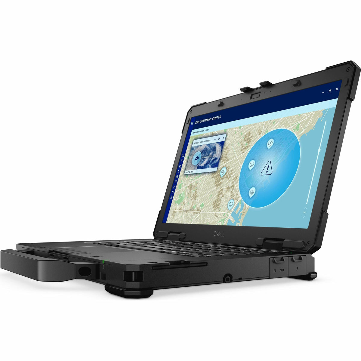 Dell - Pro Rugged 14 RB14250 14" Laptop Intel Core Ultra 7 165U 16GB 512GB SSD - Black
