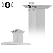 ZLINE - 48 inches - Externally Vented - Island Range Hood - Stainless Steel