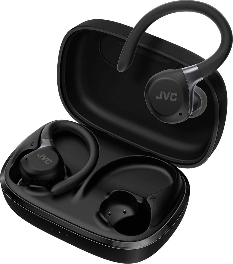 JVC - Fitness True Wireless In-Ear Bluetooth Headphones HAEC75TB - Black
