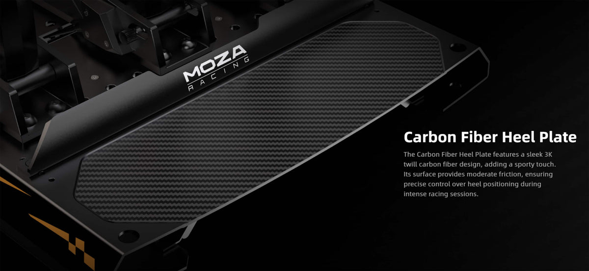 Moza Racing - CRP2 Load Cell Sim Racing Pedals (Accelerator & Brake) for Windows - Black