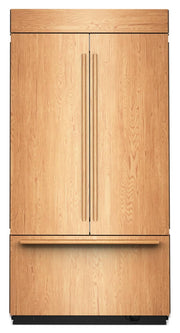KitchenAid - 42" wide 24.2 cu. ft. Built-In Panel-Ready (not included) French Door Bottom Mount Refrigerator with Platinum Interior - Custom Panel Ready