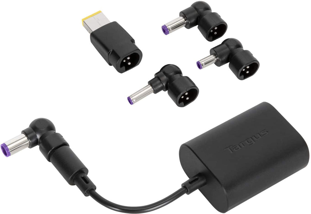 Targus - 100W Universal USB-C & Legacy Charger  Kit - Black