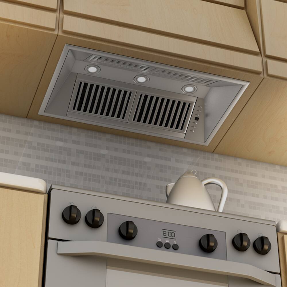 ZLINE - 34 inches - Externally Vented - Range Hood Insert - Stainless Steel