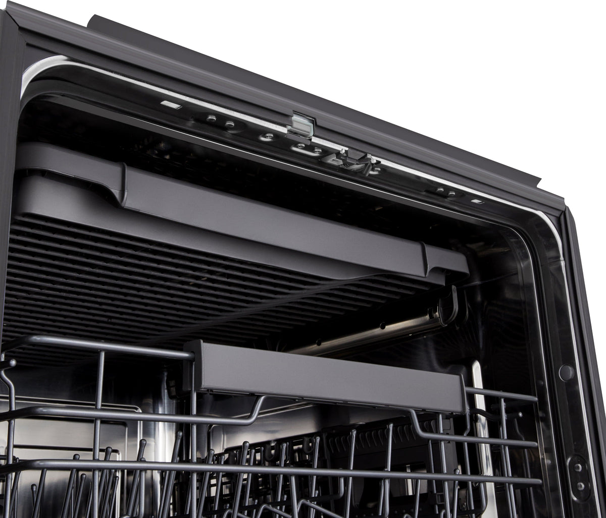 LG - FlushFit 24" Top Control Smart Built-In Stainless Steel Tub Dishwasher with 3rd Rack, AutoVent Dry and 46dBA - Stainless Steel