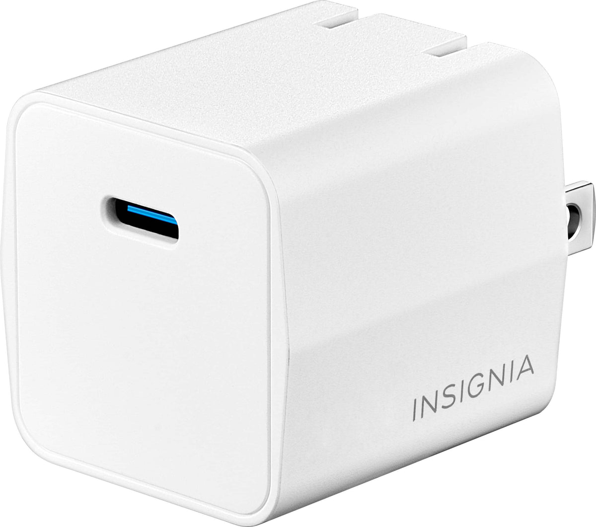Insignia™ - 45W USB-C Wall Charger for MacBook Pro, iPad, iPhone, Apple Watch, Samsung Smartphones & More - White