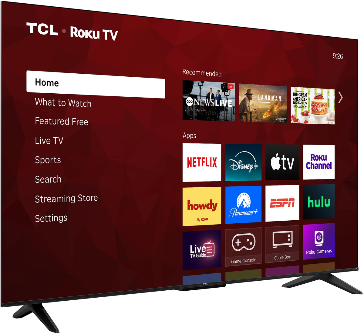 TCL - 55" Class S-Series 4K UHD HDR LED Smart TV with Roku TV (2026)