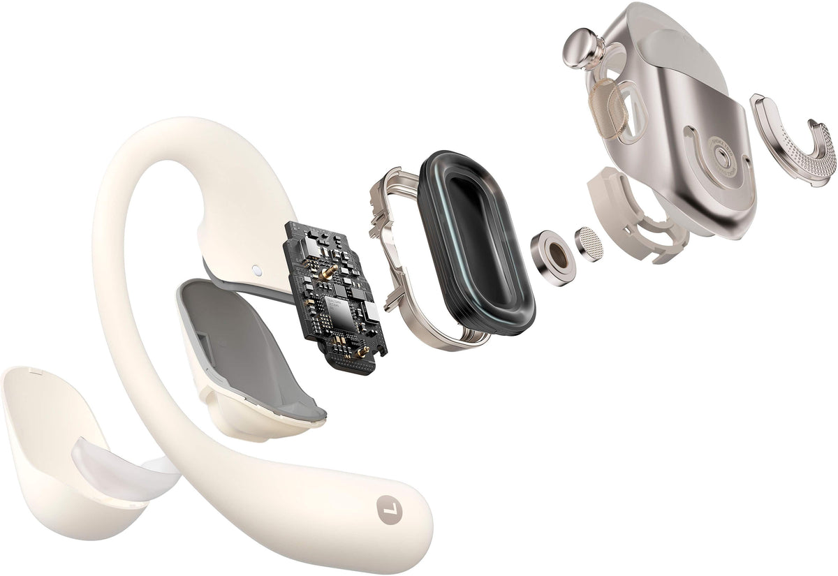 Shokz - OpenFit 2 Open-Ear True Wireless Earbuds - Beige