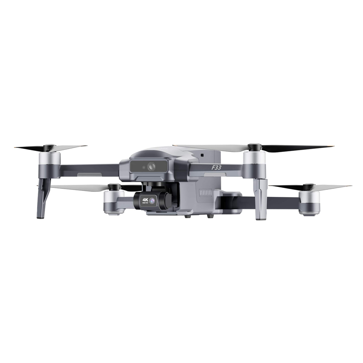 Contixo - F33 Vortex 4K GPS Drone with 2-Axis Gimbal, 6KM Range, 40-Min Flight, 5.5" HD Screen & Brushless Motor - Dark Gray
