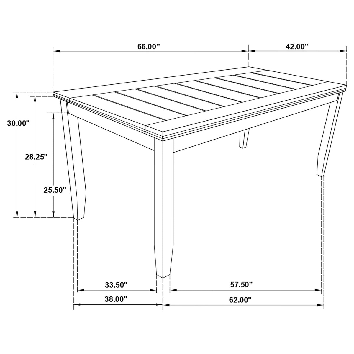 Dexter - Juego de comedor