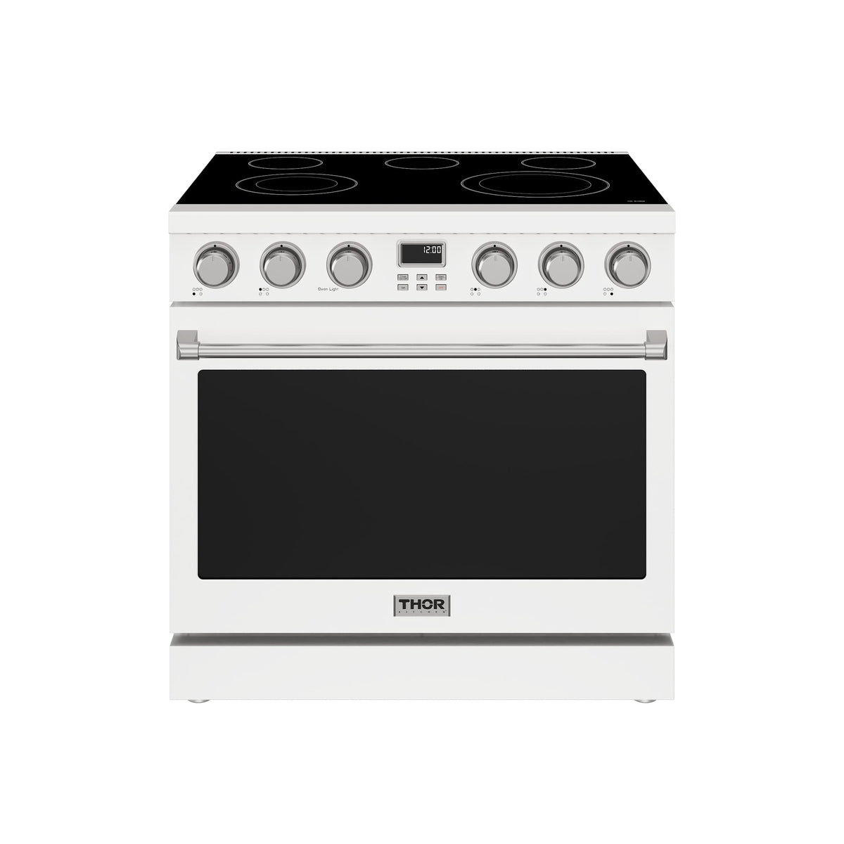 Thor Kitchen - 6.0 Cu. Ft. Freestanding Electric Convection Range - Matte White