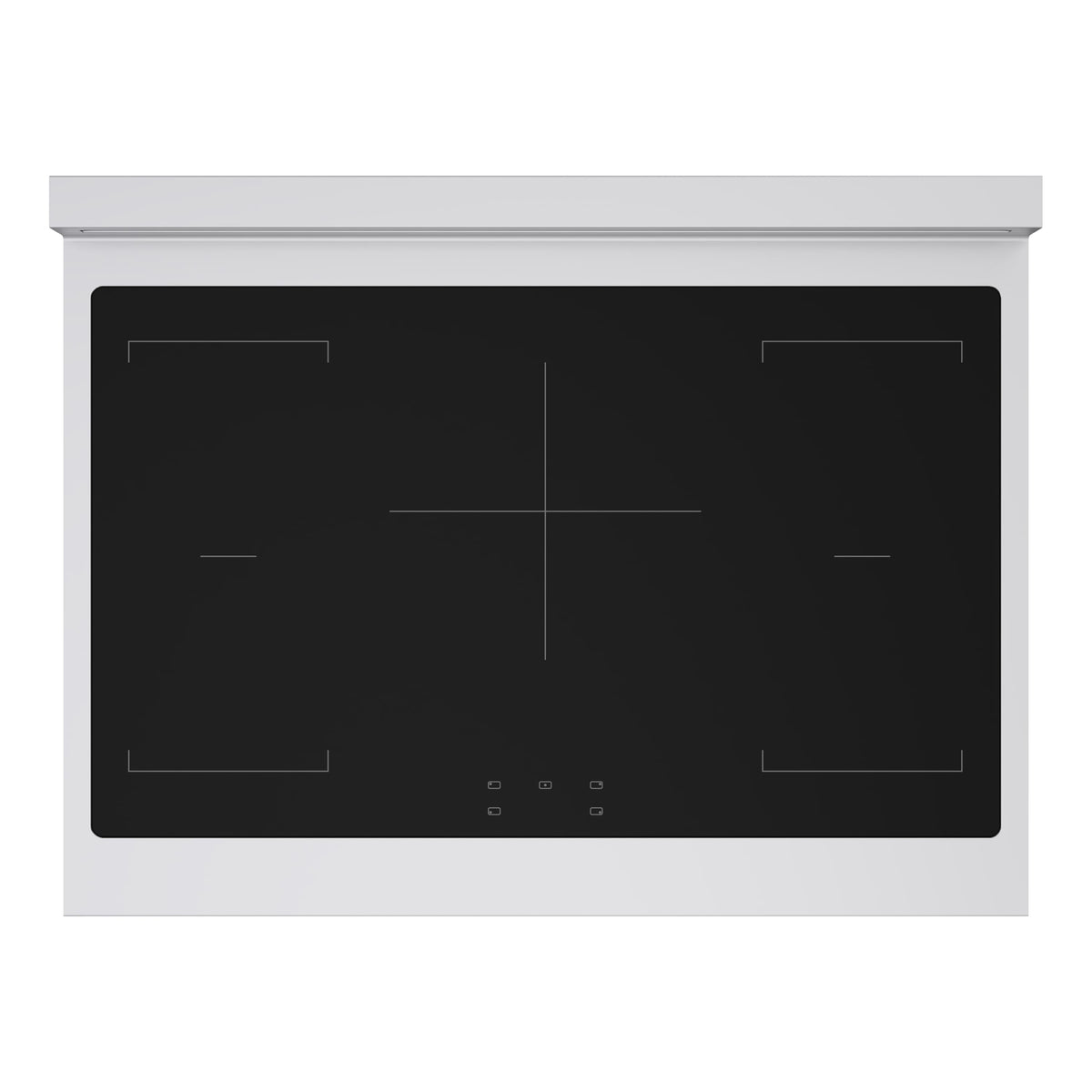 ZLINE - Autograph 36 in. 5.2 cu. ft. Marino Freestanding Induction Range with 5 Burners and Convection Oven w/ Gold Accents - Stainless Steel