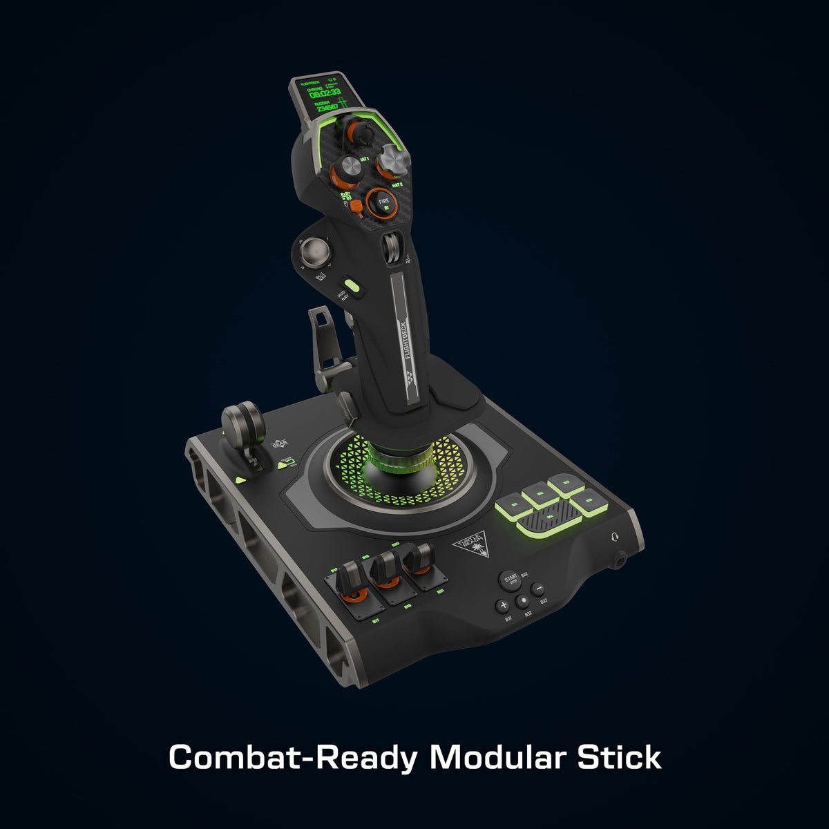 Turtle Beach - VelocityOne Flightdeck Universal HOTAS Simulation System Joystick & Throttle for Windows 10 & 11 PCs - Black