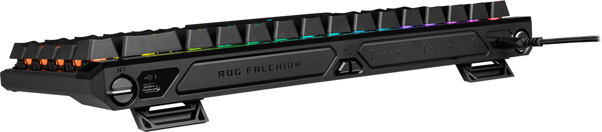 ASUS - ROG Falchion Ace 65% Wired Analog Gaming Keyboard with ROG HFX Magnetic Switches and Rapid Trigger Toggle - Black