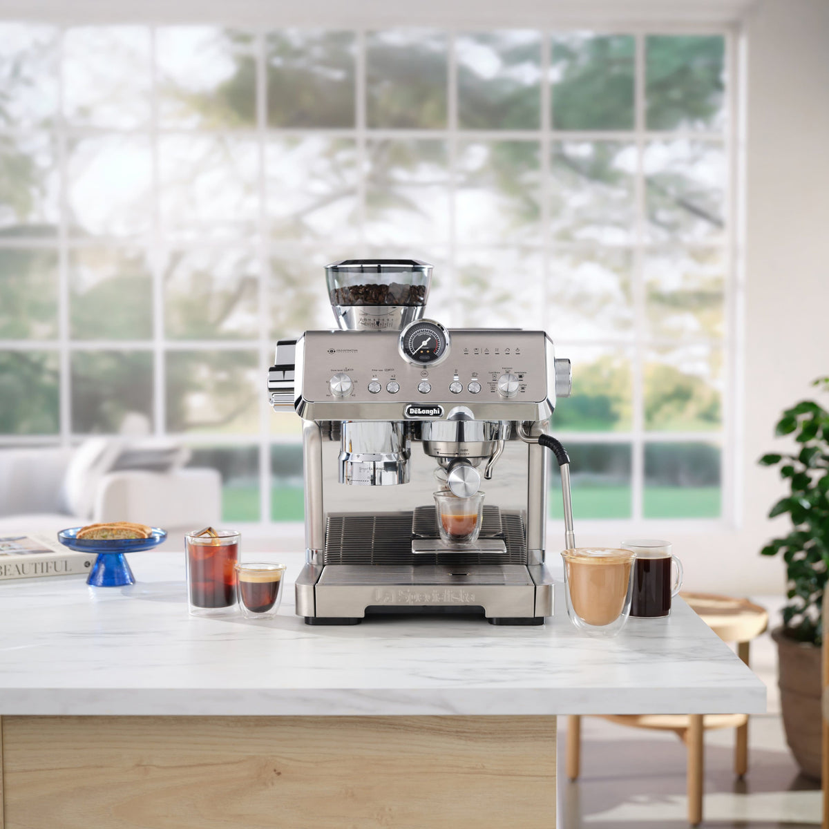 De'Longhi - La Specialista Opera Espresso Machine - Silver