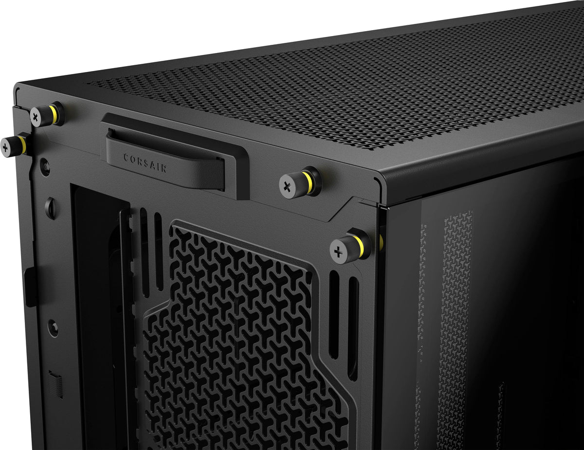 CORSAIR - FRAME 4000D RS ATX Mid-Tower PC Case - Black