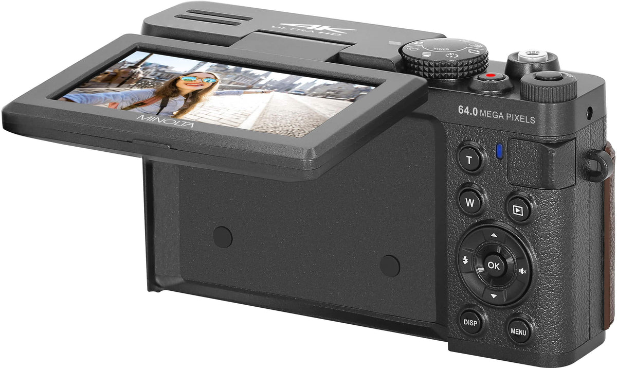 Minolta - MND35 64.0 Megapixel 4K Video Digital Camera - Black