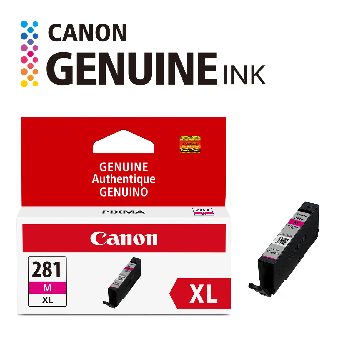 Canon - CLI-281 XL High-Yield Ink Cartridge - Magenta