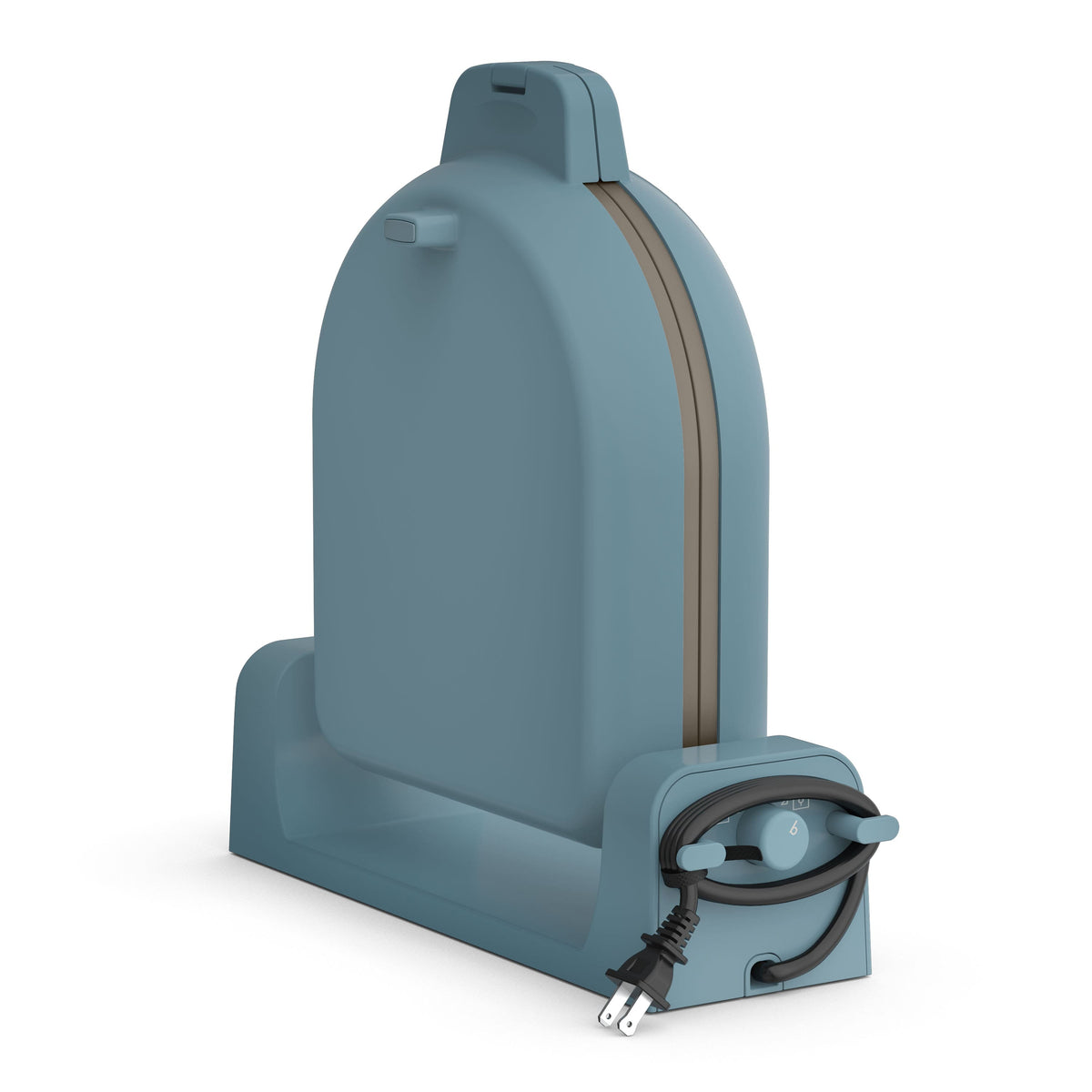 Bella - Fits-anywhere Kitchenware: Flip & Store Belgian Waffle Maker - Surf