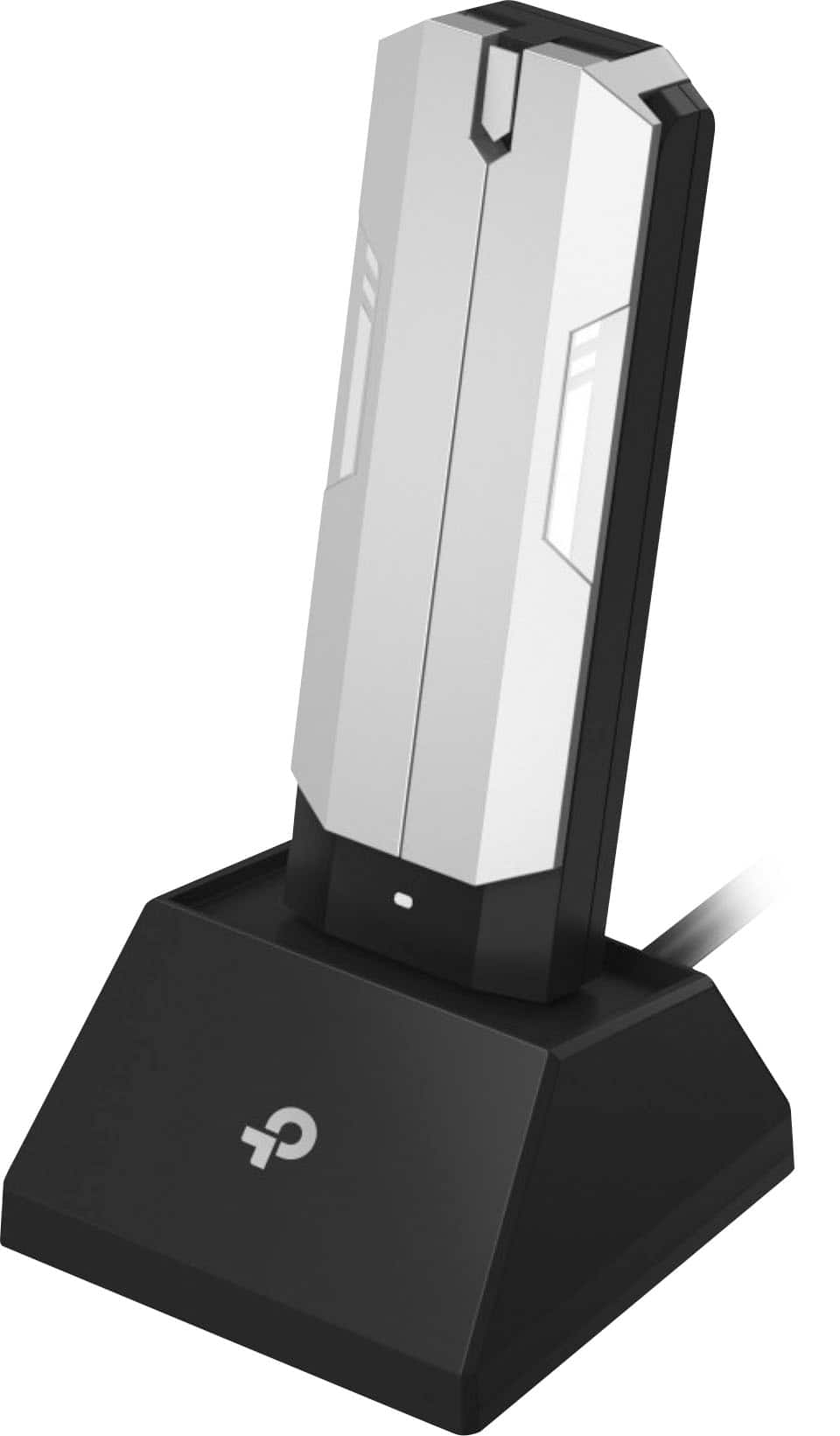 TP-Link - BE6500 Tri-Band Wi-Fi 7 Lightning-Fast High Gain Wireless USB Adapter for Boosted Range - Black