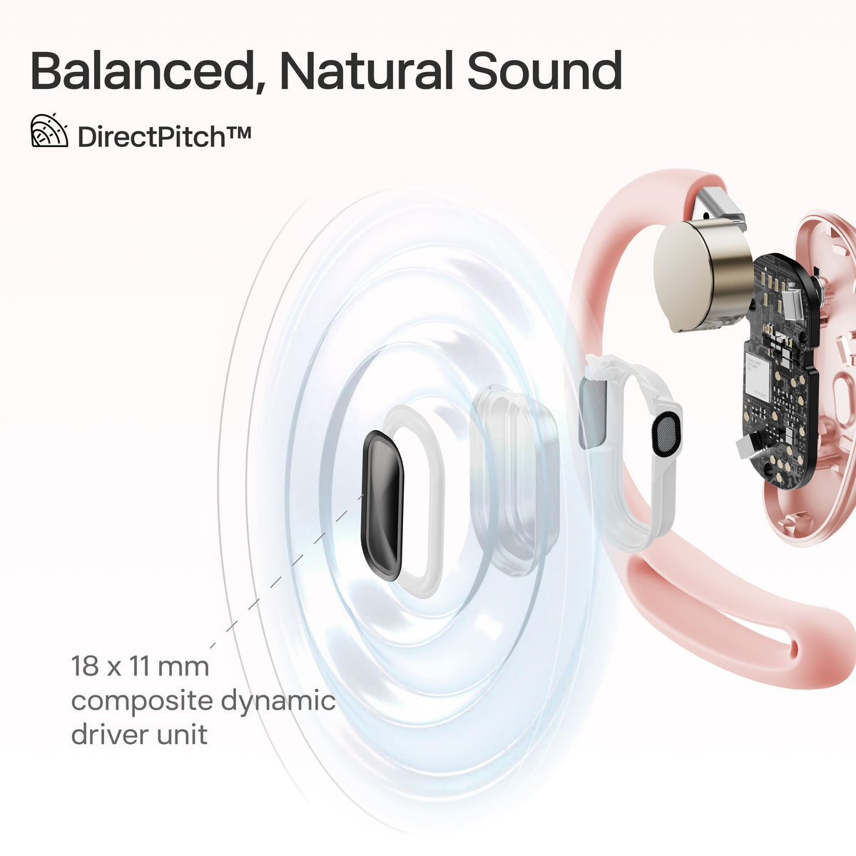 Shokz - OpenFit Air Open-Ear True Wireless Earbuds - Pink