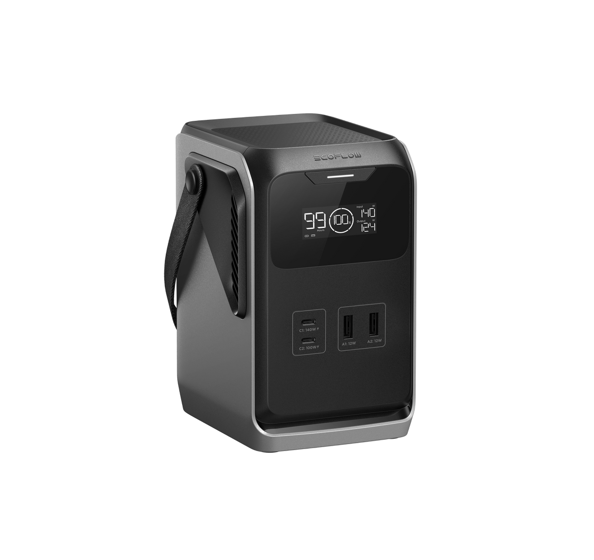 EcoFlow - TRAIL 200 DC Portable Power Station 192Wh (192 Wh Capacity) - Black