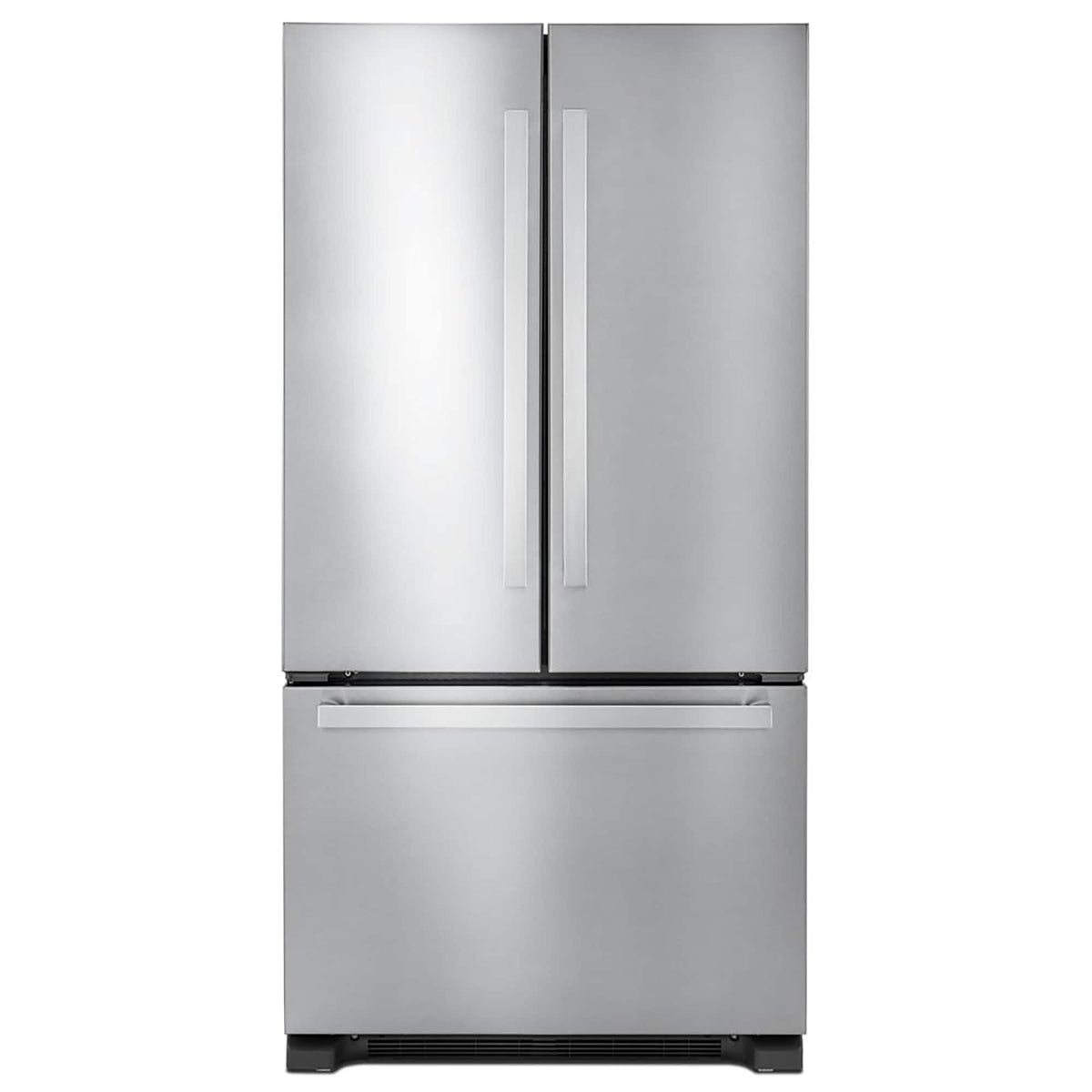 JennAir - 22 in. Wide 22 Cu. Ft. French Door Counter-Depth Refrigerator with TriSensor Electronic Climate Control - Stainless Steel