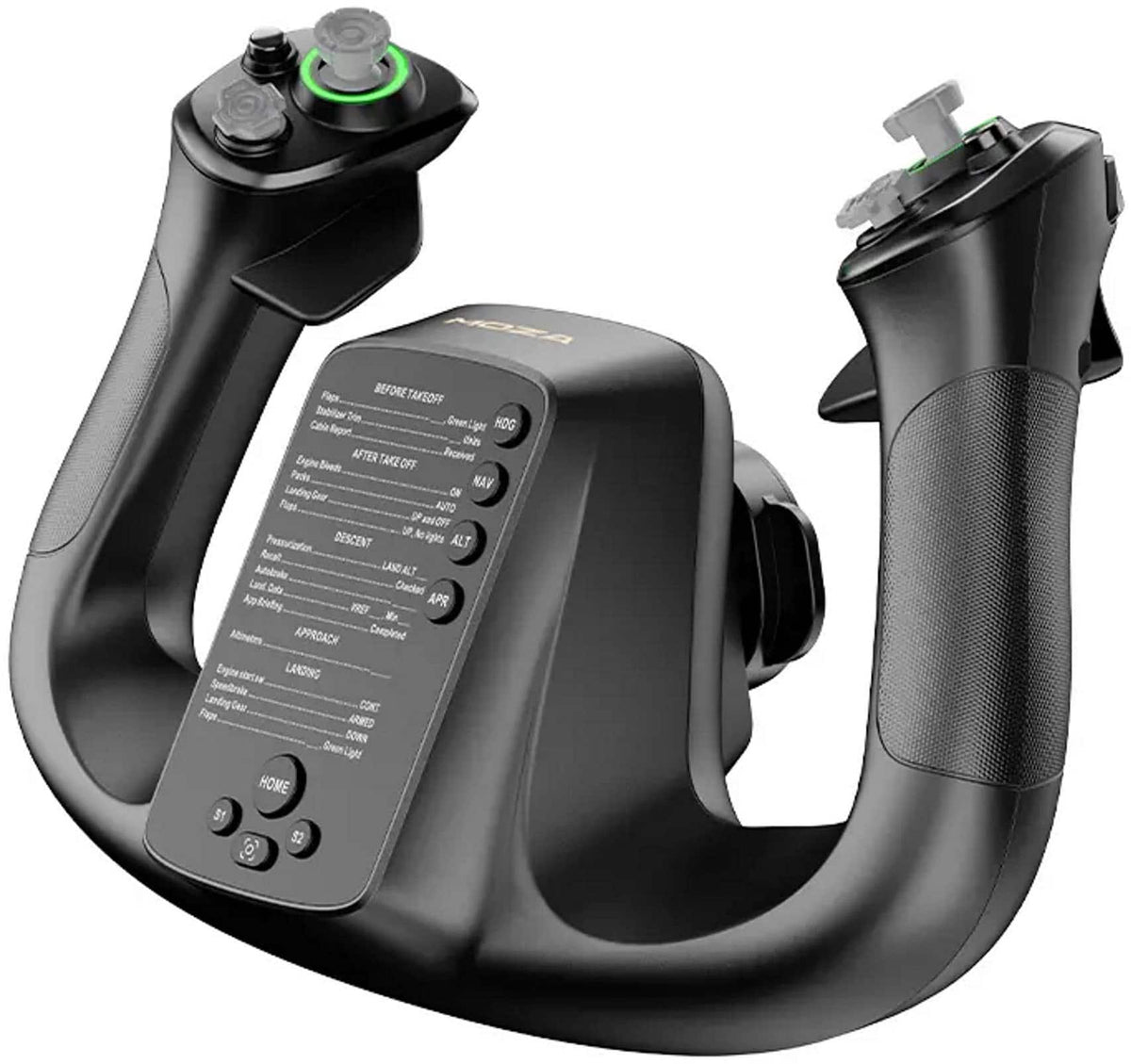 Moza Racing - MFY Yoke Flight Simulator Flightstick for Windows - Black