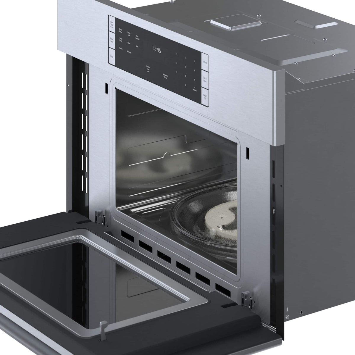 Bosch - 500 Series 1.6 Cu. Ft. Built-In Microwave with Sensor Cooking - Stainless Steel