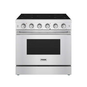 Thor Kitchen - 6 Cu. Ft Freestanding Electric Convection Range - Stainless Steel