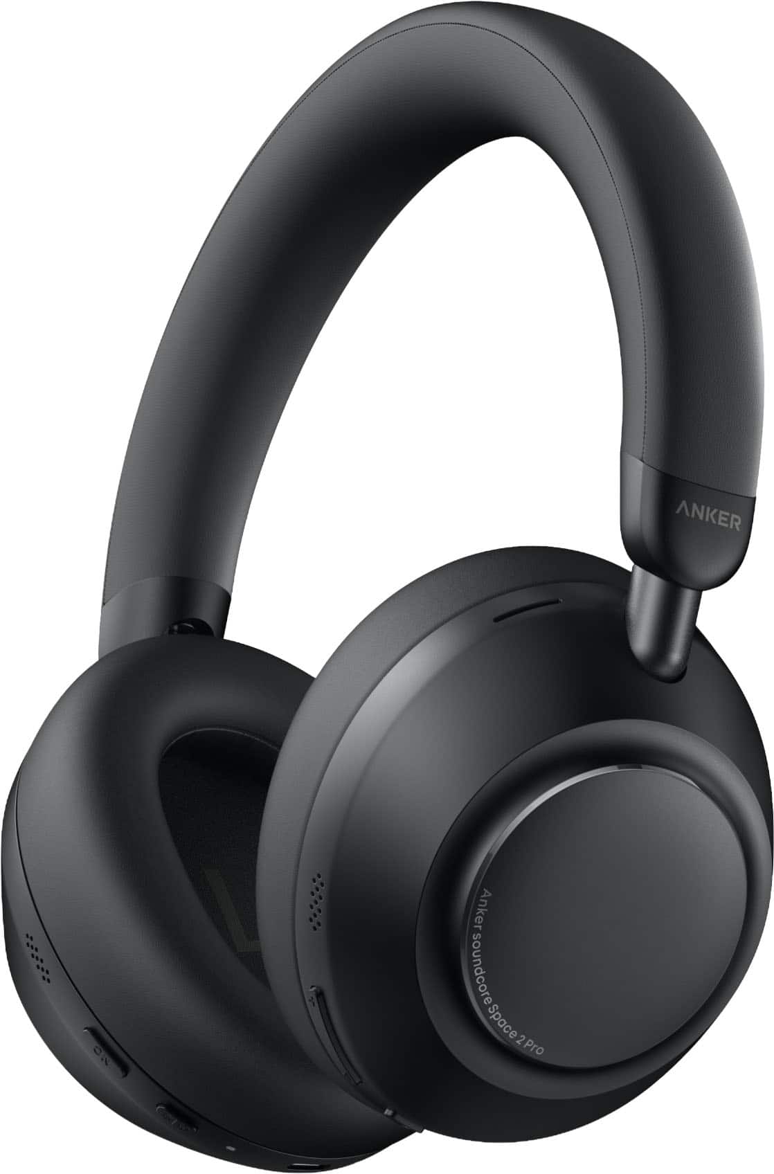 Anker - Soundcore Space 2 Pro Wireless Adaptive Noise Cancelling Over-the-Ear Bluetooth Headphones - Black