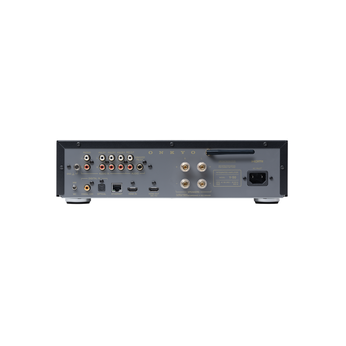 Onkyo - Muse Y-50 High Power Amplifier - Black