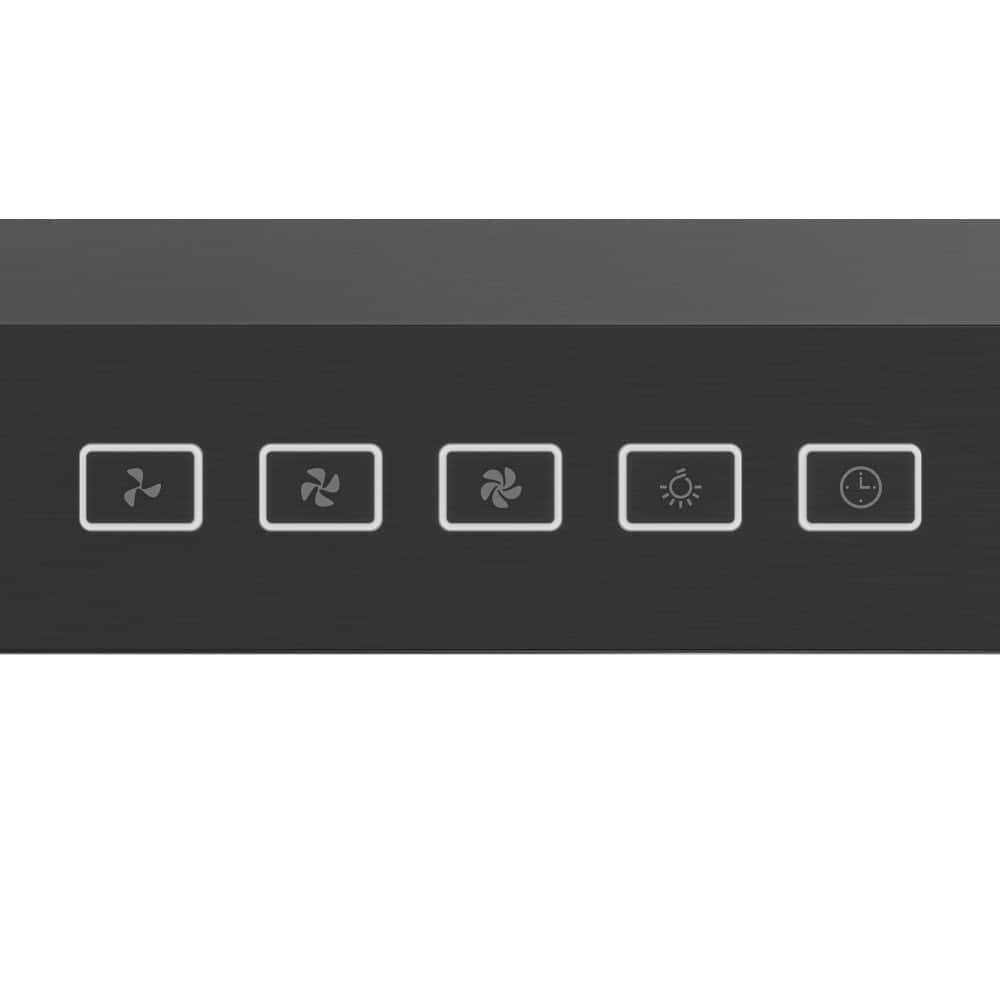 Broan - 36 inches - Convertible - Under cabinet Range Hood - Black
