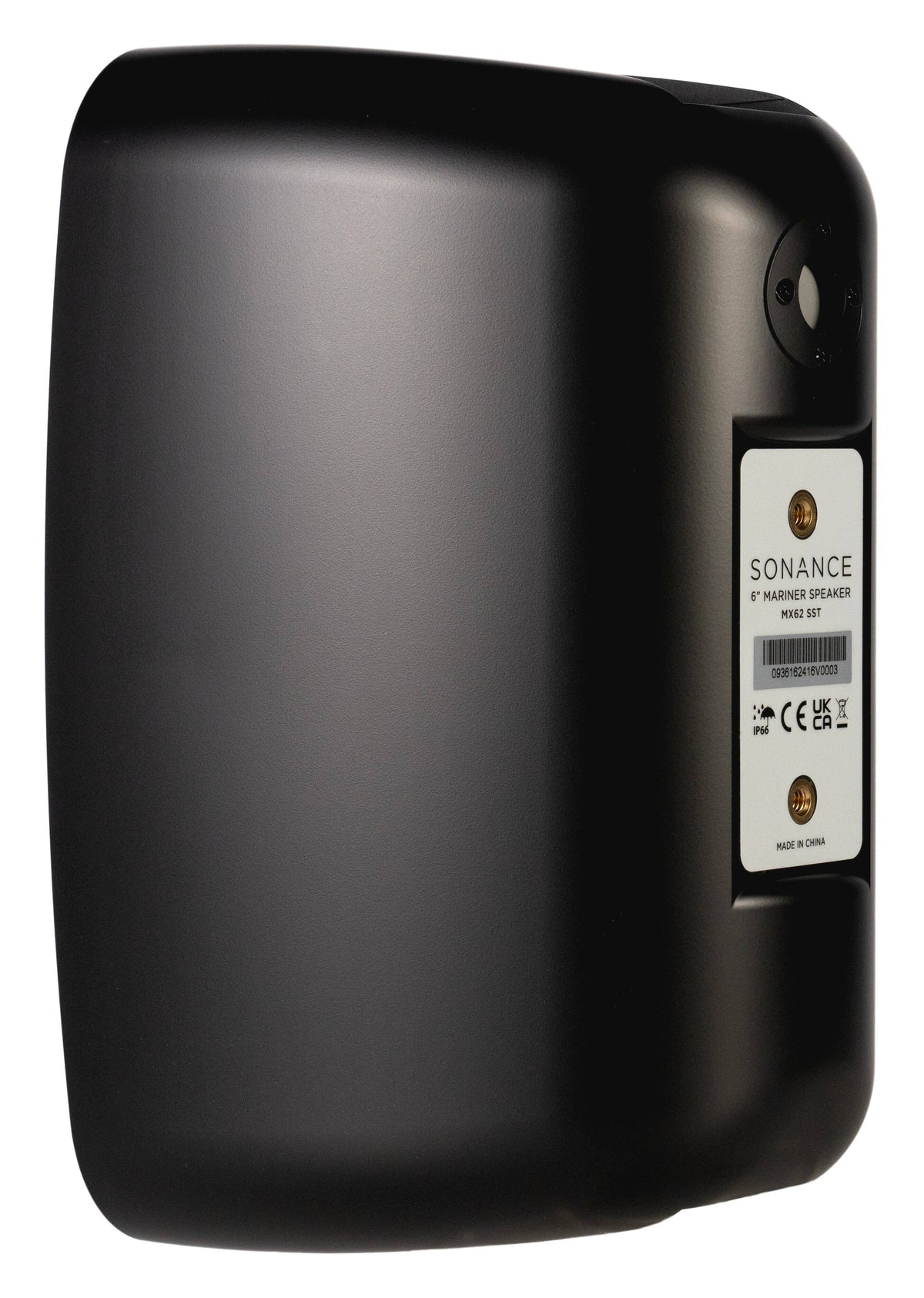 Sonance - MX62 SST SINGLE SPEAKER - Mariner MX Series 6-1/2" 2-Way Outdoor Surface Mount Single Stereo Speaker (Each) - Black