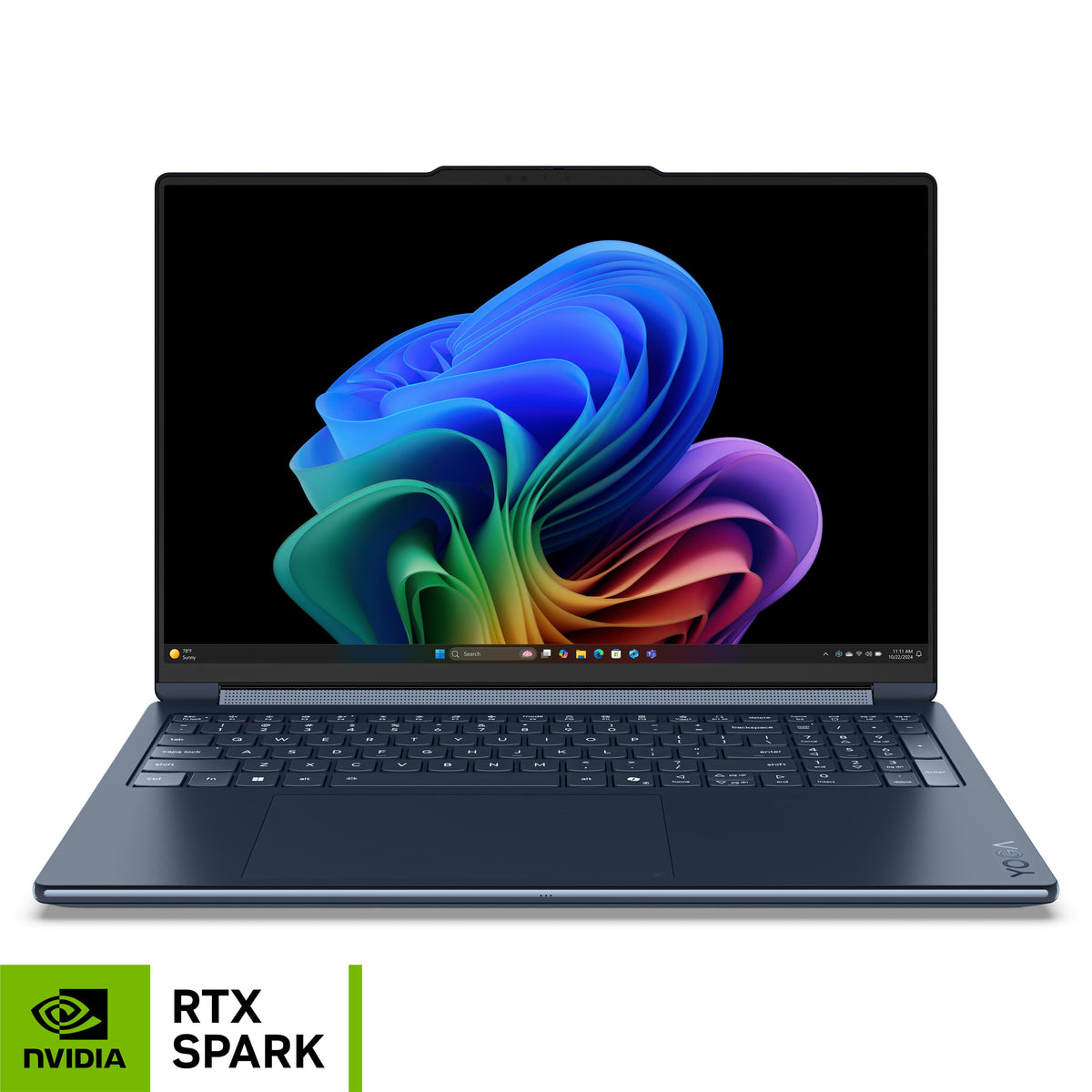 Lenovo - Yoga 9n 2-in-1 16" 3K OLED Touchscreen Laptop - NVIDIA RTX Spark N1X (2026) - 32GB Memory - 1TB Storage - Copilot+ PC - Cosmic Blue