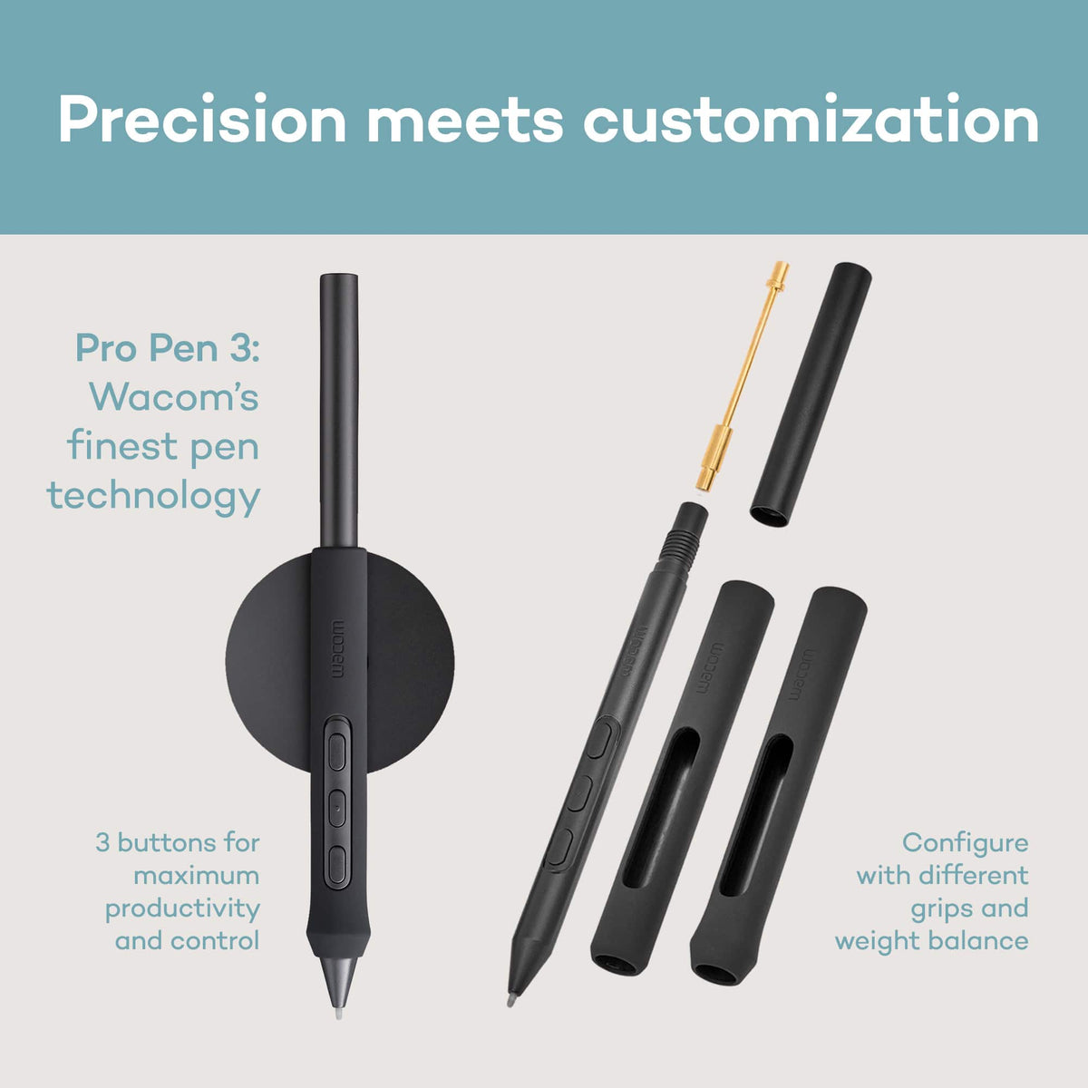 Wacom - Intuos Pro Medium Bluetooth Professional Graphic Drawing Tablet (2025) - Black