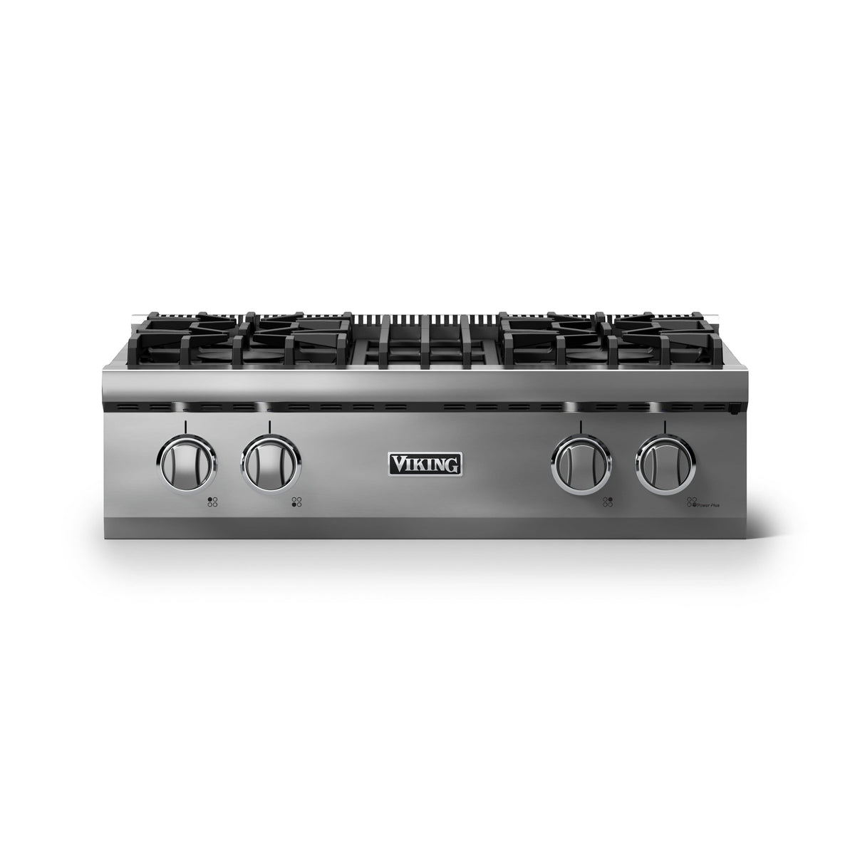 Viking - 30"W. Pro5S 4 Burner Built-in Gas Sealed Burner Rangetop-LP-Stainless Steel - Stainless Steel
