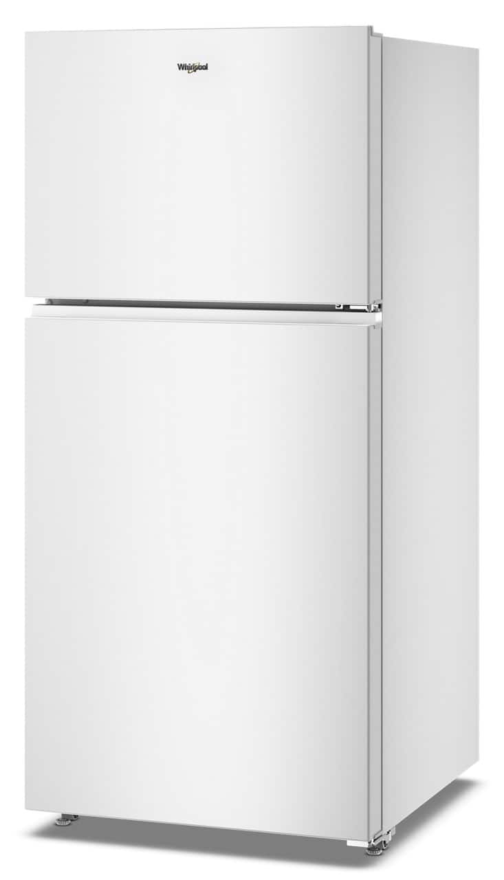 Whirlpool - 30 in. Wide 19.3 cu. ft. Top-Freezer Refrigerator with Total Coverage Cooling - White