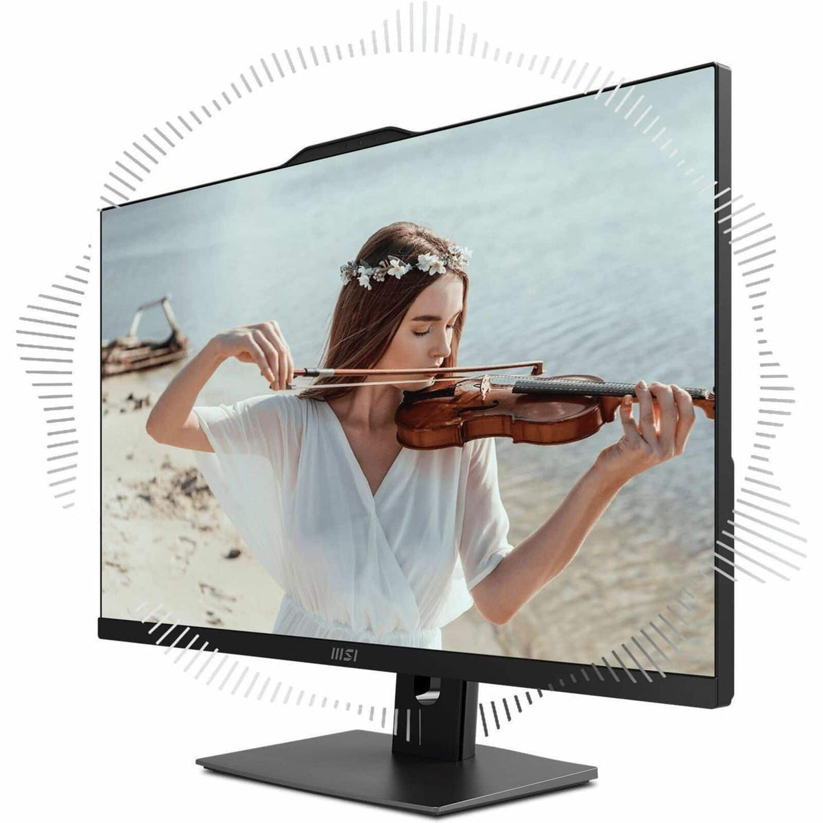 MSI - Modern AM272P 1M 27" All-In-One - Intel Core Ultra 7 - 32 GB Memory - 1 TB SSD - Black