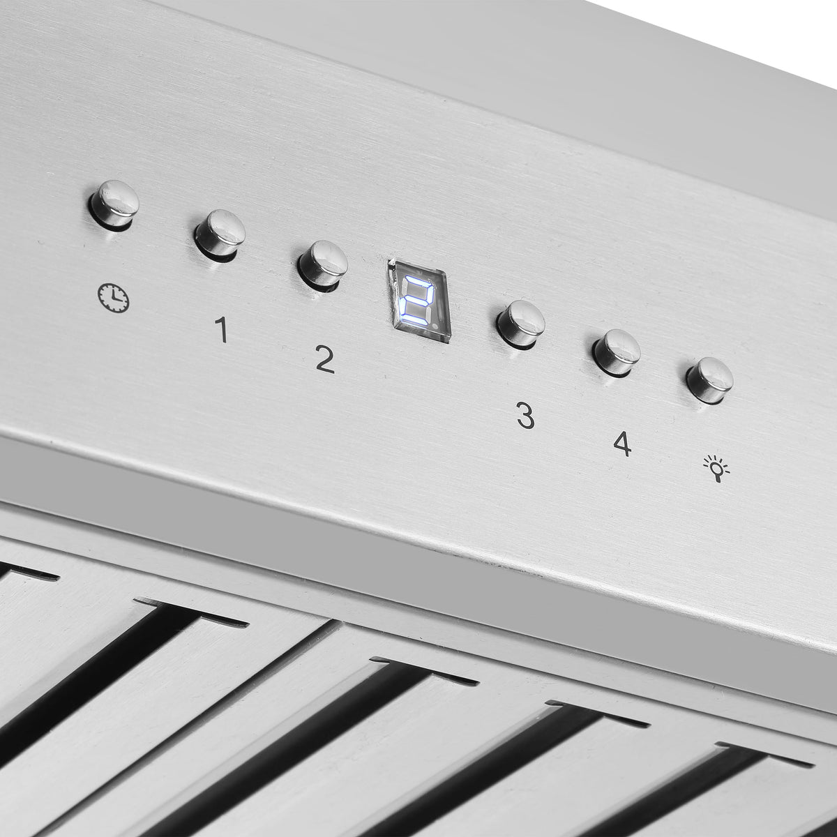 Forno Appliances - 36 inches - Externally Vented - Island Range Hood - Stainless Steel